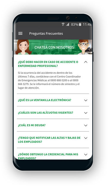 <b>Obtené respuestas rápidas</b><br/>a las consultas más habituales